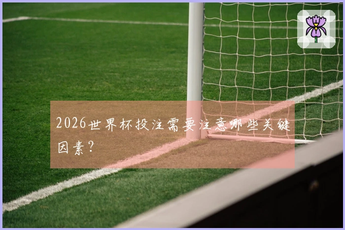 2026世界杯投注需要注意哪些关键因素？